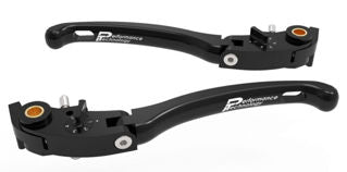 DBK Special Parts LE16 Brake & Clutch Lever Set, Black - MV-LE16D