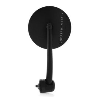 Rizoma Spirit RS 100mm Bar End Mirror, Black/Silver - BS192BA