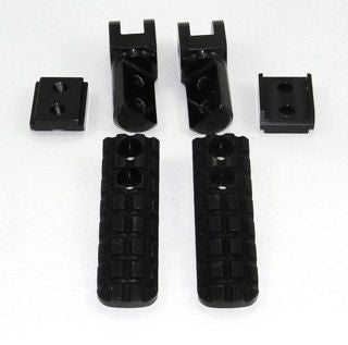 DBK Special Parts DV06 Anodized Alu Driver Footpeg PAIR, Black - MV-PPDV06D