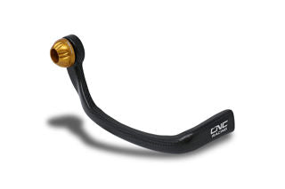 CNC LongBow Brake Lever Guard Gloss Carbon, Gold, No Hardware - LOPL150KG
