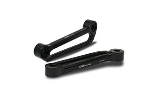 CNC Racing Rear Footrest Blanking Plates for MV Agusta - Black - LOPET51B
