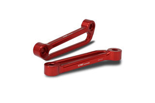 CNC Racing Rear Footrest Blanking Plates for MV Agusta - Red - LOPET51R