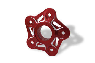 CNC Racing Rear Sprocket Flange Red/Silver - LOFL508RS