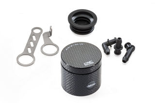 CNC Racing Front Brake Reservoir w/Bracket, Carbon Fiber (Glossy Finish) - LOSE801K
