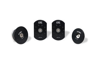 CNC Racing Frame Side Plate Caps Kit, Black - LOTT362B