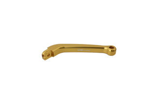 CNC Racing Long Folding Clutch Lever, Gold - LOLCF37G