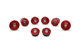 CNC Racing Frame Side Plate Caps Kit For MV Agustas, Red - LOTT325R