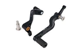 CNC Racing MV Agusta Gear Shift and Rear Brake Pedals, Black - LOPE248B