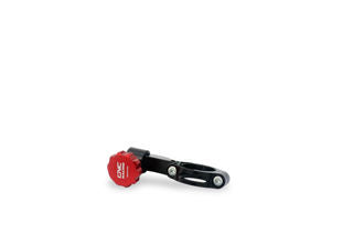 CNC Racing Brembo Front Brake Lever Adjuster, Black and Red - LORJ003R