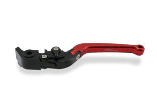 CNC Racing Long Folding Clutch Lever, Red - LOLCF23R