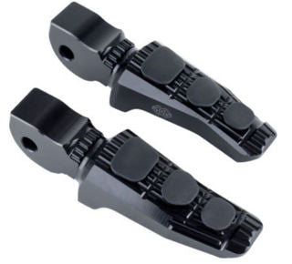 Gilles Black Anodized Passenger Pegs - PU16202451