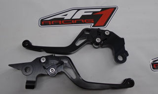 ProBrake Aluminum Brake & Clutch Lever Set, Black - RVRS-HM1561-SW