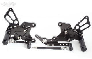 Sato Racing Rear sets - SA-T-STRS22RS-BK