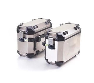 OEM Triumph Pannier Kit, Aluminium, Silver - TU-A9500820