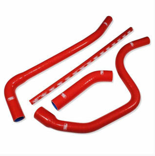 Samco Silicone Hose Kit, Red - SAM-TRI-4-RD