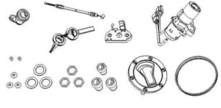 OEM Moto Guzzi Lock Set - 2B011378