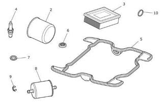 OEM Triumph Engine Service Kit - TU-T3990138