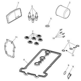 OEM Triumph Engine Service Kit - TU-T3990167