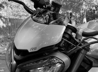 OEM Triumph Flyscreen Kit, Crystal White - TU-A9708609-NW