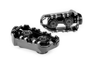 Gilles Tech-X Enduro replacement footrest, rider, black - GL-RGK-650-UF35-SET-B