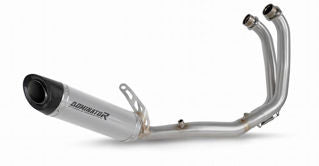 Dominator Full Exhaust System Collector Silencer Titanium HP8 + dB killer - DT-AP044DFSFT