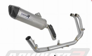 Dominator Full Exhaust System Silencer Titanium HP6 + dB killer medium - DT-AP038DFT