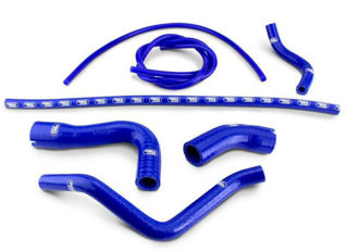 Samco Reinforced Coolant Hose Kit Blue - SAM-APR-16-BLUE