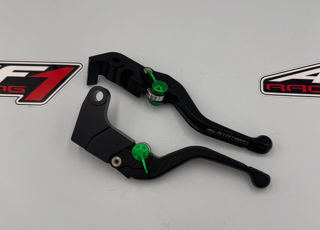 2026 Spec Evotech Performance Short Brake and Clutch Lever Set - ETPRN002407-019768-GREEN *See Product Note*