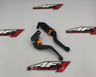 Evotech Performance Short Brake and Clutch Lever - ETPRN002407-002867-GOLD *See Product Note*